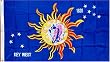 Conch Republic "Key West" Flag - 3 foot by 5 foot Polyester (NEW)