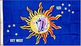 Conch Republic "Key West" Flag - 3 foot by 5 foot Polyester (NEW)