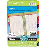 Day-Timer Two Page Per Month Refill 2016, 12 Months, Loose-Leaf, Desk Size, 5.5 x 8.5 Inches, Flavia (09626)