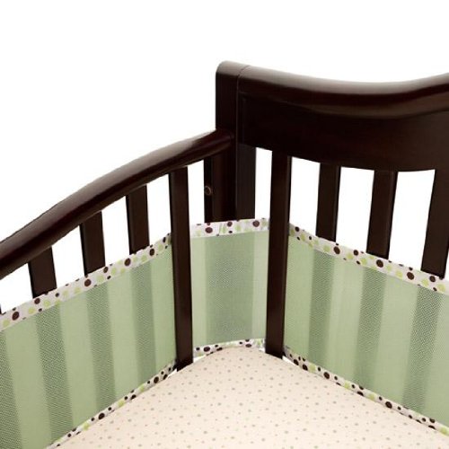 Breathable Baby Bubbles Fashion Trim BumperBreathable Baby Bubbles Fashion Trim Bumper