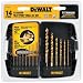 DeWALT 14 Pc Titanium Pilot Point Drill Bit Set DW1368