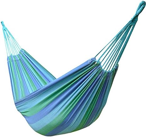 Super Big Size 280cmx80cm Hammock Outdoor Hammocks Camping Hunting Leisure Goods New Arrival Hot Sale 2014 (Blue rainbow)