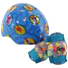 Backyardigans Hardshell Bicycle Helmet and Protective Pad Value Pack (Toddler)