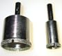 2pc DIAMOND HOLE SAW - CORE DRILL - Set - 1/2" + 1"
