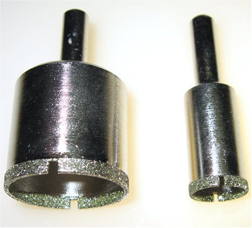 2pc DIAMOND HOLE SAW - CORE DRILL - Set - 1/2 + 1
