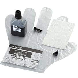 エレコム ブラザーインクジェットプリンタ専用詰替インク LC10対応 3回詰替タイプ(ブラック) THB-10BK3