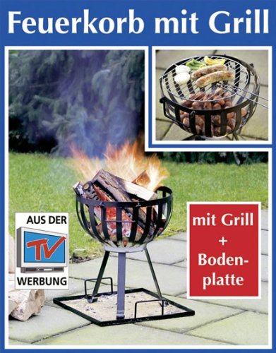 Wenko 7545500 Feuerkorb mit Grill