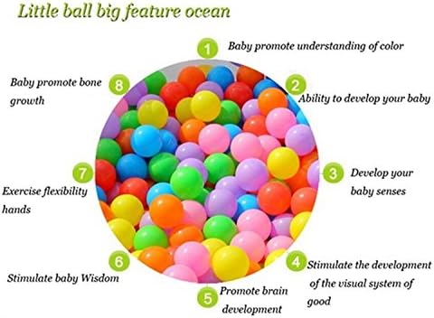 100pcs/lot Oversized Eco-friendly Colorful Soft Plastic Water Pool Ocean Wave Ball Baby Funny Toys Outdoor Fun Sports