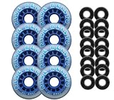 BLUE BELLYS 76mm 78a Roller Inline Skate Wheels ABEC 5s