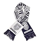 West Bromwich Albion - Authentic Fan Scarf, Ships from USA