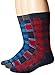 Buffalo David Bitton Men's Checkers Socks Giftbox, Red/Blue, 10-13/6-12 (Pack of 3)