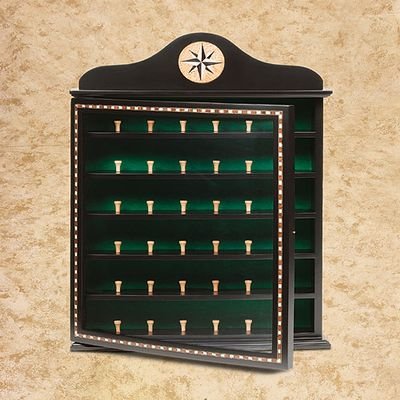 Buy 36 Ball Display Cabinet Inlay Black by Golf Gifts and Gallery
