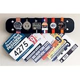 Running Medal Display Holder Ebony 30 Inch Olympian