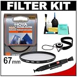 Hoya HMC Digital Multi-Coated 67mm Ultraviolet UV Slim Frame Lens Filter + Accessory Kit for Canon, Nikon, Sony, Olympus & Pentax Lenses