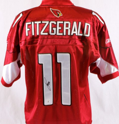Larry Fitzgerald Autographed Jersey - GAI - Autographed NFL Jerseys