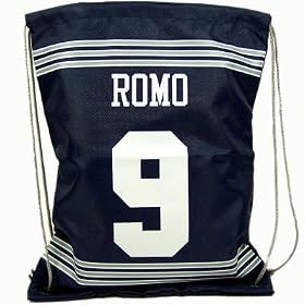 DALLAS COWBOYS TONY ROMO OFFICIAL DRAWSTRING BACKPACK
