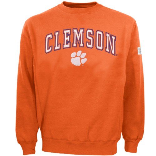 Clemson Tigers Orange Automatic Crew Sweatshirt