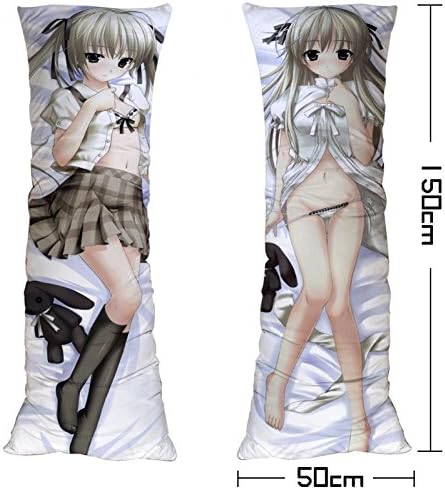 easyLife Fashion New Japanese Sexy Dakimakura Hugging Anime Body Pillow Case No Game No Life Pillow Cover 2 Sides150X50Cm Ks0289