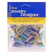 1/2 In. Silver Lined Glass Bugle Beads, Multi, 20 Gram/Pkg