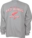 Detroit Red Wings Stacked Logo Crewneck Fleece Sweatshirt