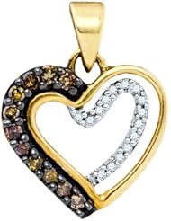 0.20CTW DIAMOND HEART PENDANT
