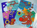 2 LADYBIRD CHRISTMAS ACTIVITY STICKER BOOKS - STARRY NIGHTS & JINGLE BELLS