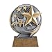 Stars Trophy for Award competitions, Corporate recognitions Events, Schools, Parties, prizes, with 3 Lines of Personalized Custom Text, 5 inches Tall