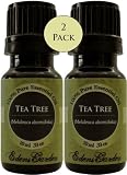 Value Pack 2-10 ml Tea Tree 100% Pure Therapeutic Grade Essential Oil