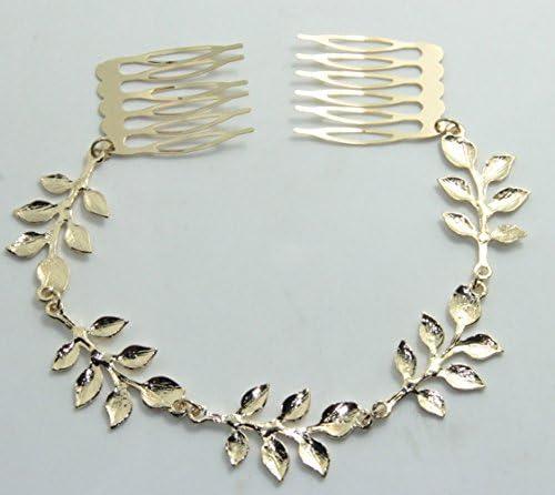 Popular Trendy Women Delicate Leaves Tassel Hair Styling Combs Clip Hair Accessories