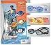 Speedo Junior Swim Goggle Set - 3 Pack (Blue/Yellow/Black)