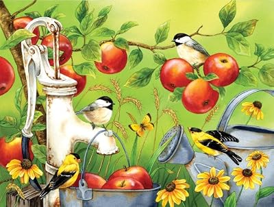 Among the Apples 500pc Jigsaw Puzzle by Jane Maday