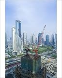 Photographic Print of Modern skyscrapers and new construction in the Lujiazui financial district of... from Robert Harding