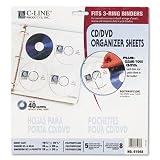 CLI61948 Refill Pages, 8 Disc Per Page,10-1/4x3/64x10-1/4,Clear