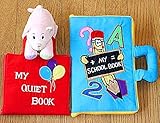 布絵本MY SCHOOL BOOK&MY QUIET BOOK バルーン  おまけ付きふわふわぬいぐるみ　ファンタイムギフトセット