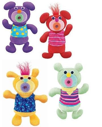 51jX6UYMacL Sing a Ma Jig Set of 4 Deluxe Singing Plush Figures Purple, Red, Yellow, Mint Green Reviews