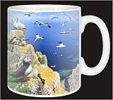 NEW-PUFFINS at LUNDY ISLAND Coffee Mug  from Advanta