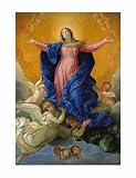 Himmelfahrt Mariae (Ascension of Mary) by Guido Reni. Art Print Poster 15.75 inches width by 19.75 inches height. Highest Quality Art Poster Print