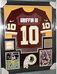 Collectibles: ROBERT GRIFFIN III "RG3" Signed Framed Washington Redskins Autograph Jersey JSA