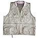 Master Sportsman Women's Alpine Fishing Vest (Khaki/Pink, Large)