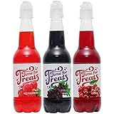 Time for Treats TM  Grape, Cherry and Red Raspberry Snow Cone Syrup 3-Pack by VICTORIO VKP1108