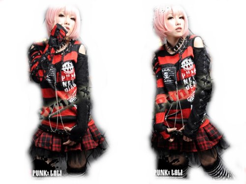 【ゴスロリワールド】GLP ゴシック編上げ肩あき ニット