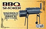 Barbecue BBQ Smoker im Western Style - Gartengrill - Räuchern & Grillen ohne Krebsgefahr!!! TÜV / GS geprüfte Sicherheit