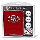 NFL San Fransisco 49ers Embroidered Golf Towel (3 Golf Balls/12 Tee Gift Set)