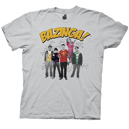 Big Bang Theory Bazinga Group Men's T-Shirt