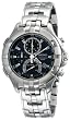 Seiko Men's SPC011 Retrograde Chronograph Silver-Tone Watch