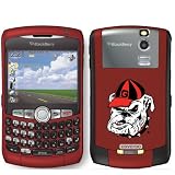 Coveroo University of Georgia Bulldog Head Design on BlackBerry Curve 8300 series Phone Cover - Sunset