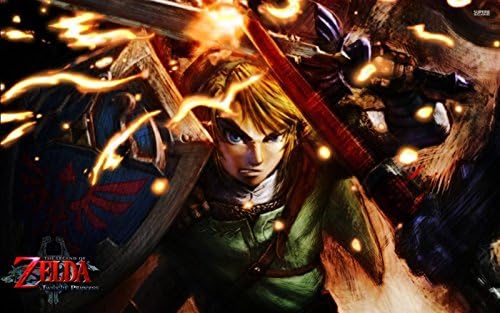Poster Gallery Legend Of Zelda Twilight Princess Hyrule HD HOME WALL Decor Custom Poster-1295 size (inch):24x38
