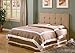 Coaster Button-Tufted Design Fabric Headboard, Beige, Queen