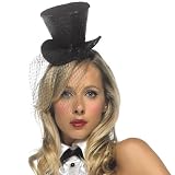 Leg Avenue 34534 Mini Top Hat with Veil