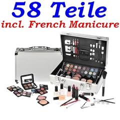 Schminkkoffer Set gef�llt 58 teilig inklusive French Manicure Profi-Qualit�t!
